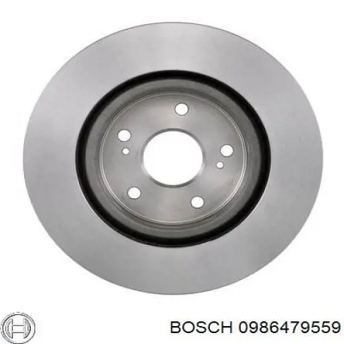 0986479559 Bosch freno de disco delantero