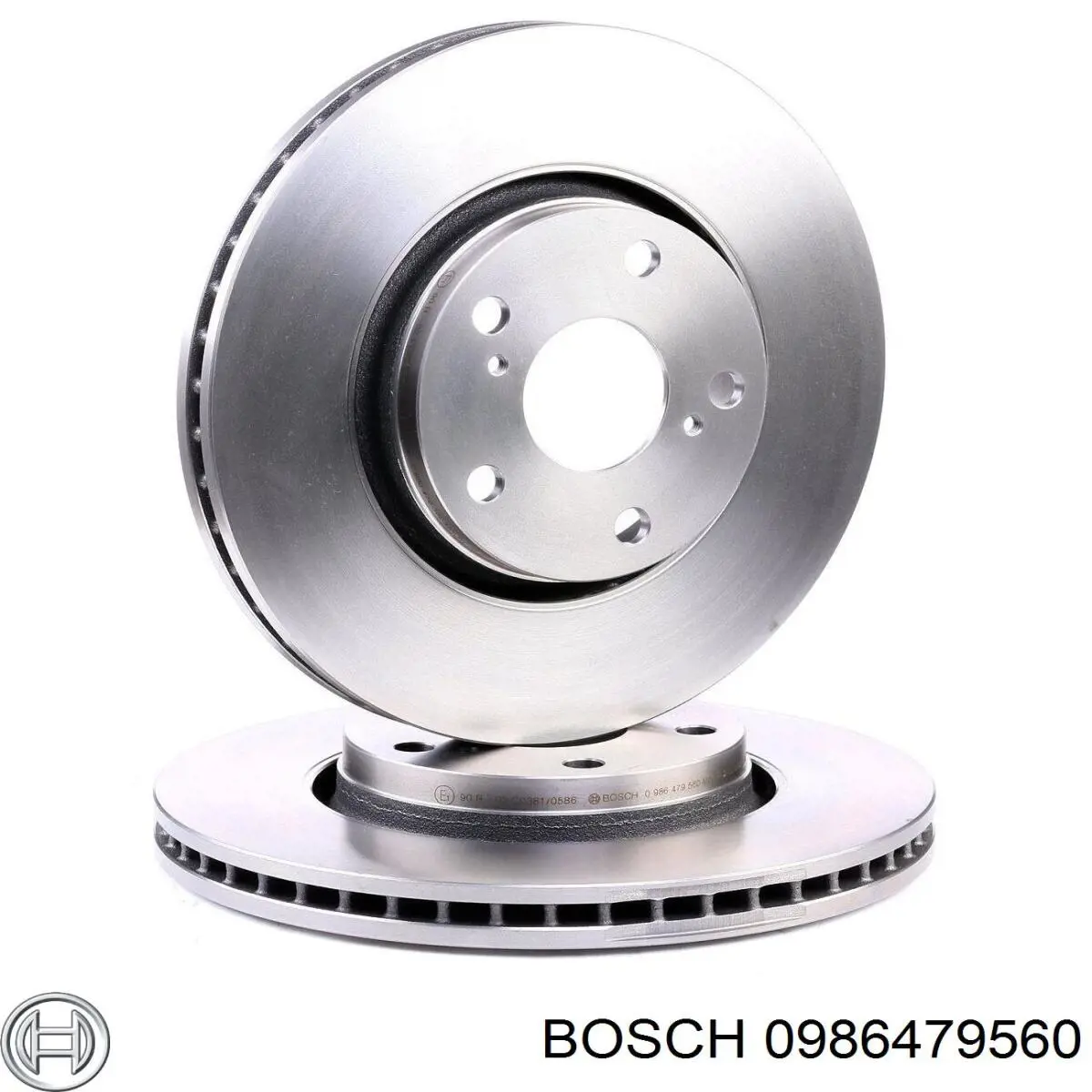 0986479560 Bosch freno de disco delantero