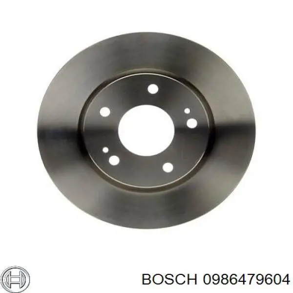 0986479604 Bosch freno de disco delantero