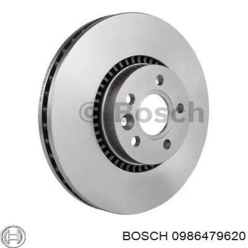 0986479620 Bosch freno de disco delantero