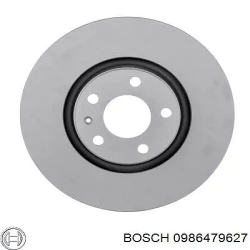 0 986 479 627 Bosch freno de disco delantero