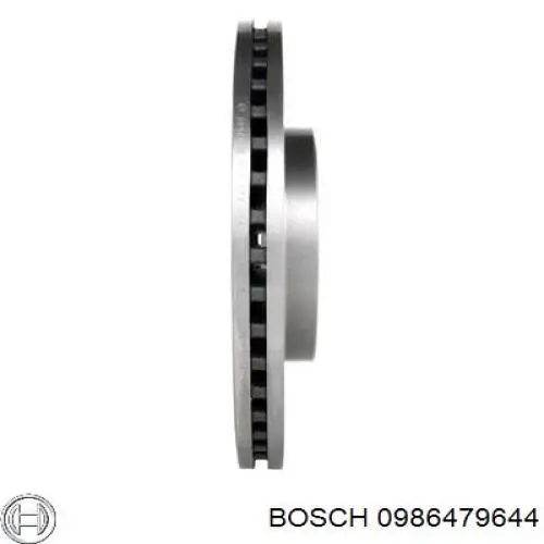 0986479644 Bosch freno de disco delantero