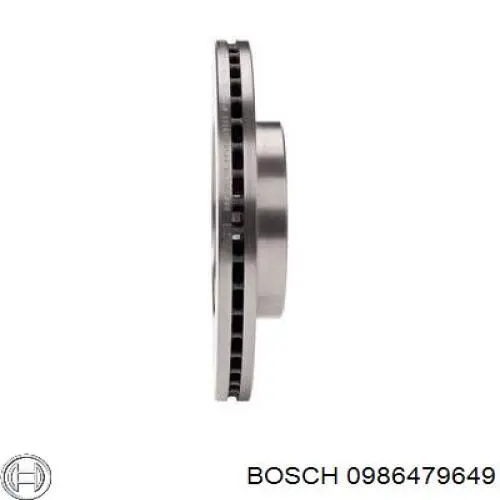 0986479649 Bosch freno de disco delantero