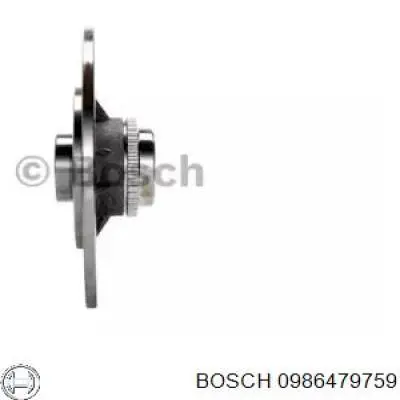 0986479759 Bosch disco de freno trasero