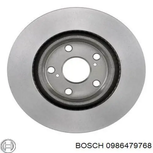 0986479768 Bosch freno de disco delantero