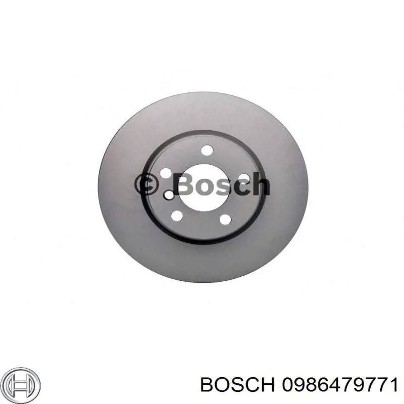 0986479771 Bosch freno de disco delantero