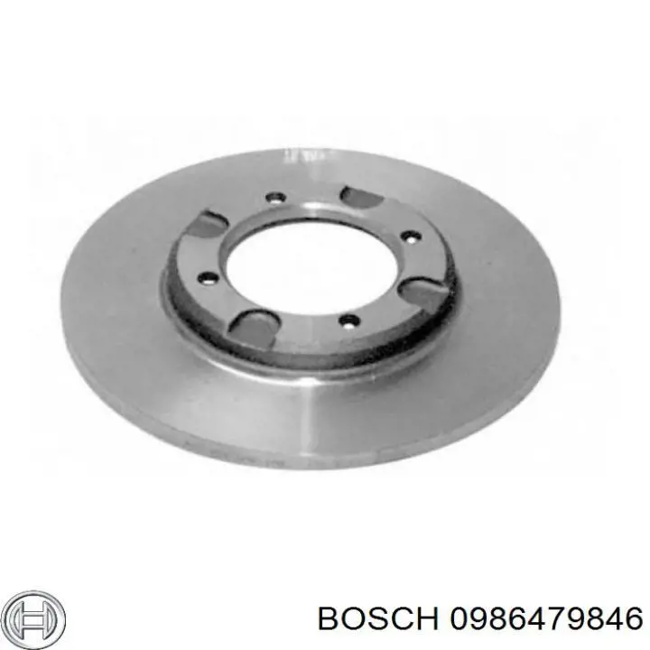 0986479846 Bosch freno de disco delantero