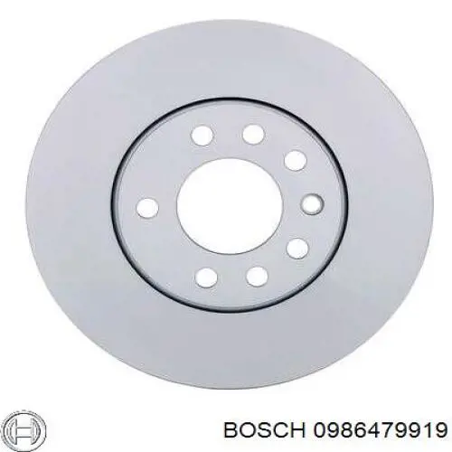 0986479919 Bosch freno de disco delantero