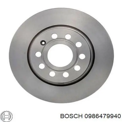 0986479940 Bosch freno de disco delantero