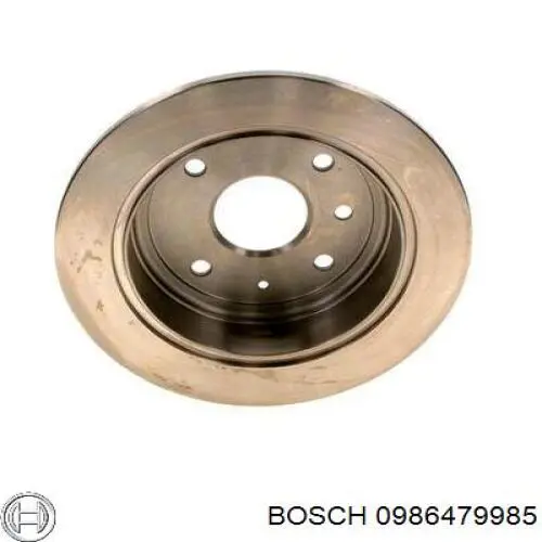 0986479985 Bosch disco de freno trasero