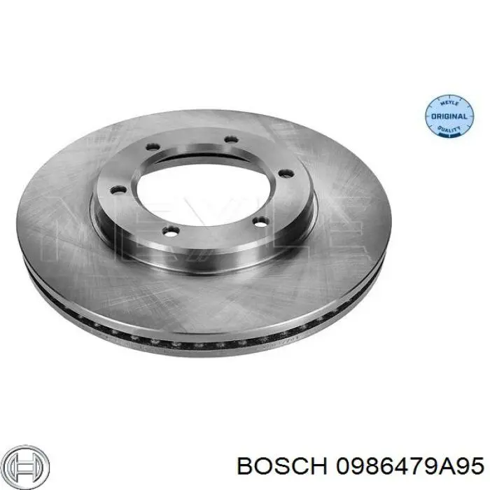 0986479A95 Bosch freno de disco delantero