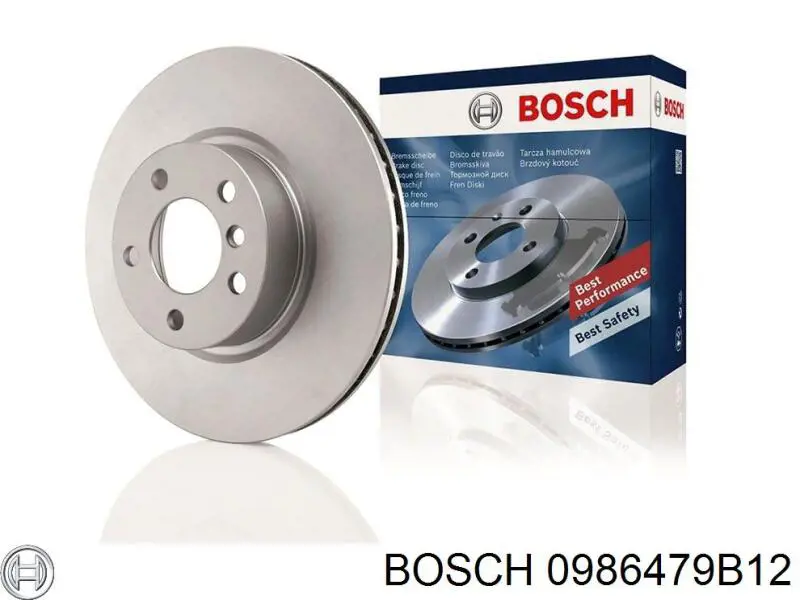 0 986 479 B12 Bosch freno de disco delantero