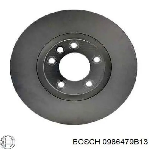 0986479B13 Bosch freno de disco delantero