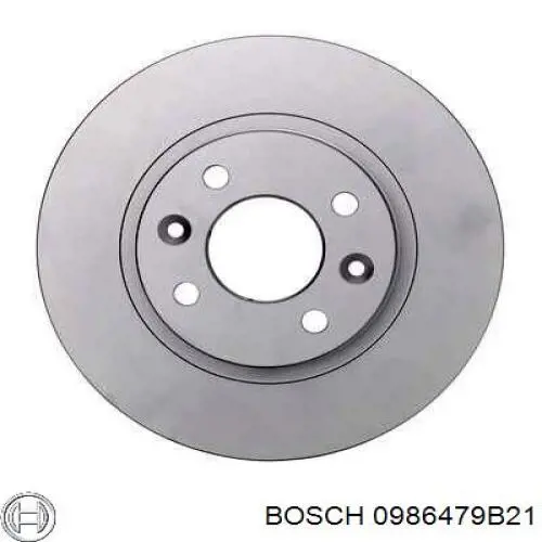 0986479B21 Bosch freno de disco delantero