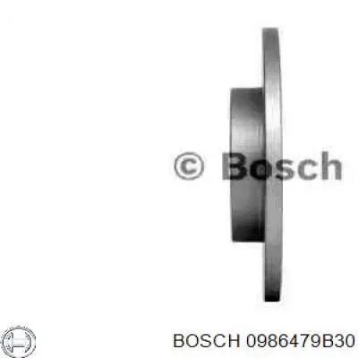 0986479B30 Bosch freno de disco delantero