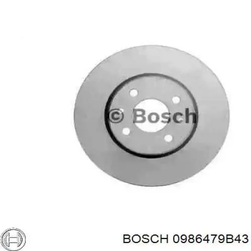 0 986 479 B43 Bosch freno de disco delantero