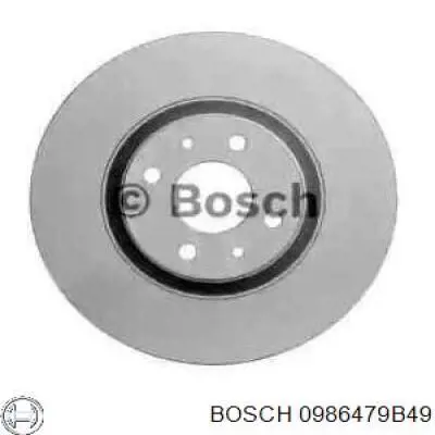 0 986 479 B49 Bosch freno de disco delantero