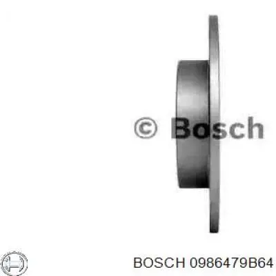 0986479B64 Bosch disco de freno trasero