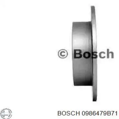 0 986 479 B71 Bosch disco de freno trasero