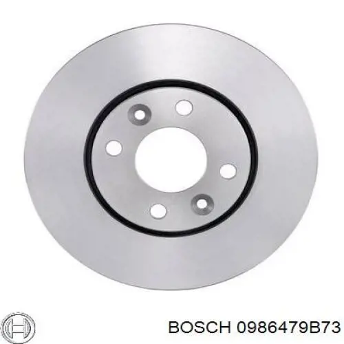 0986479B73 Bosch freno de disco delantero