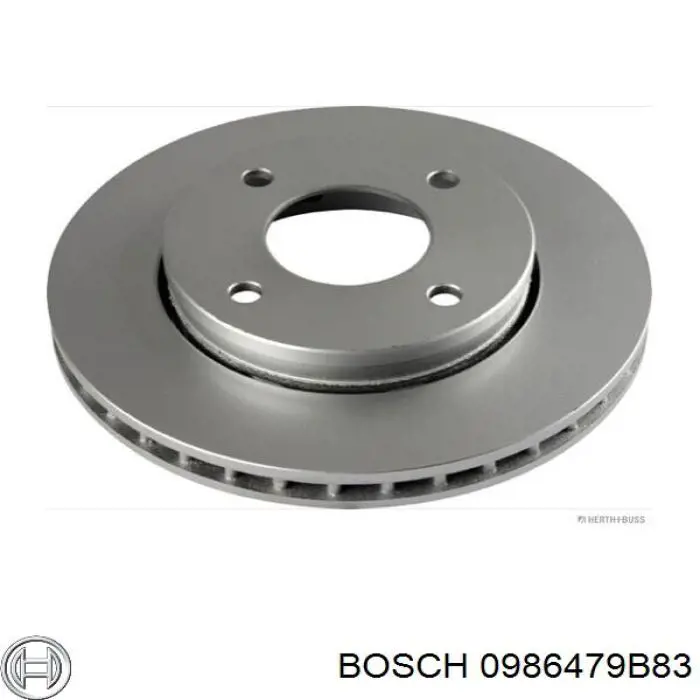 0 986 479 B83 Bosch freno de disco delantero