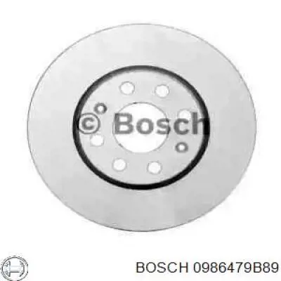 0986479B89 Bosch freno de disco delantero