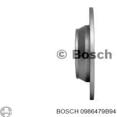 0 986 479 B94 Bosch disco de freno trasero