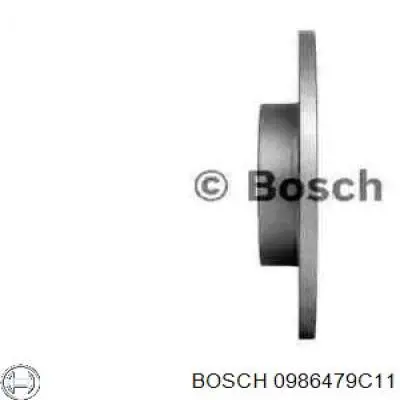 0986479C11 Bosch freno de disco delantero