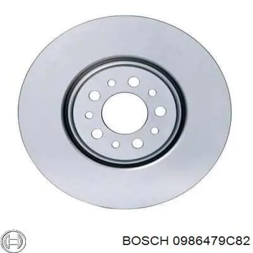 0 986 479 C82 Bosch freno de disco delantero