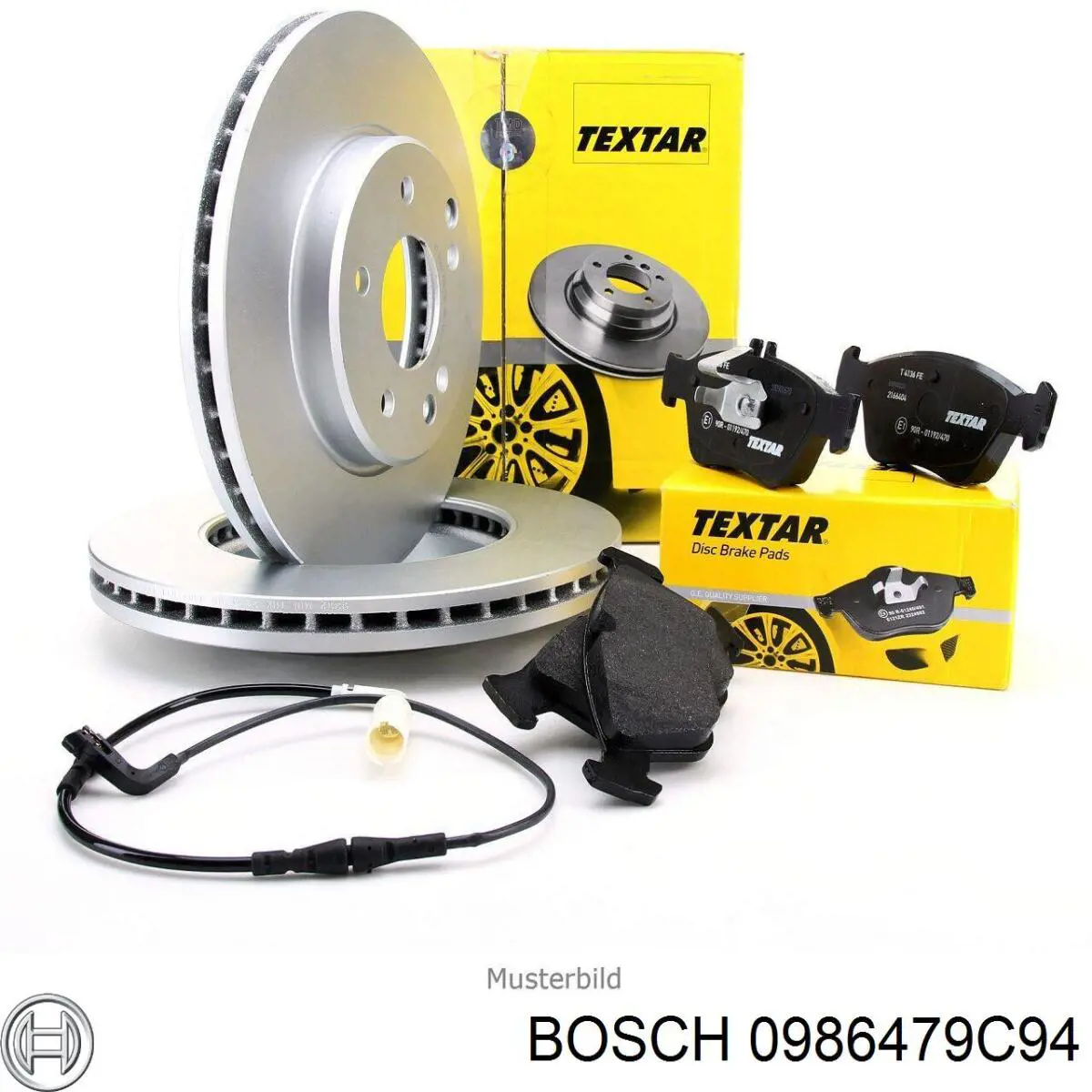 0986479C94 Bosch freno de disco delantero