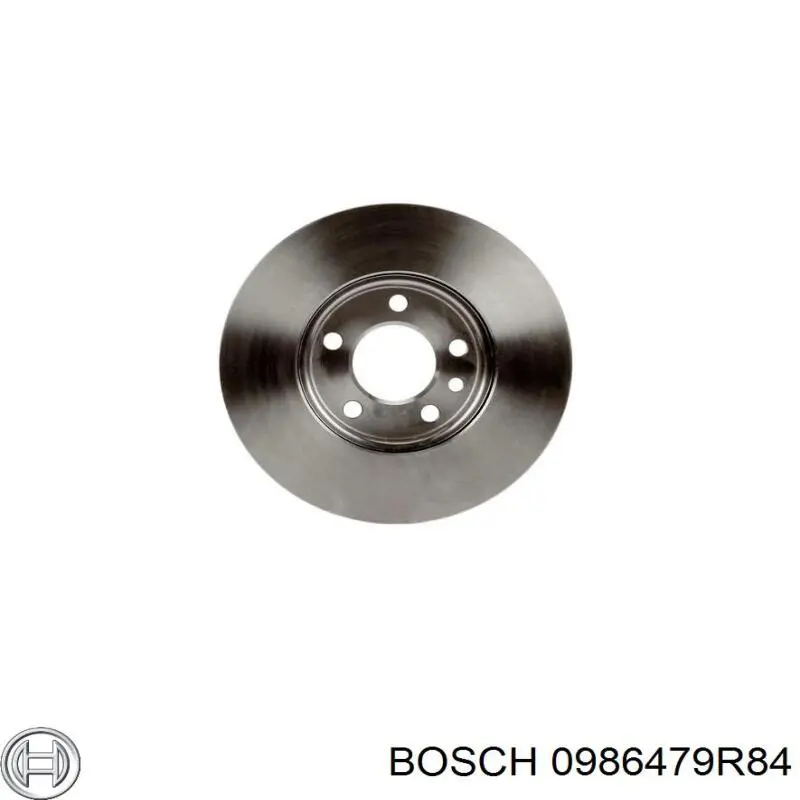 0986479R84 Bosch freno de disco delantero