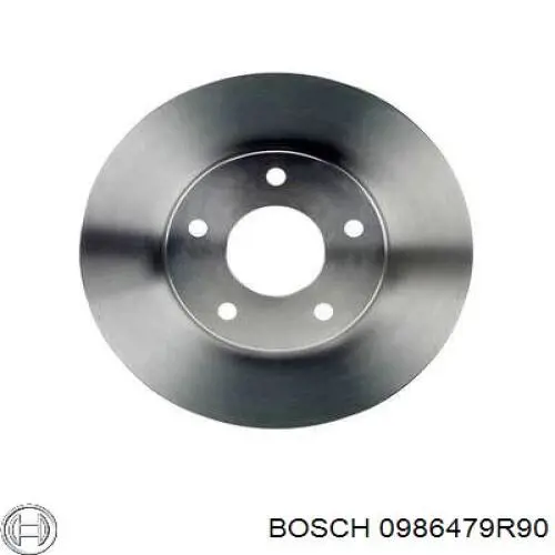 0986479R90 Bosch freno de disco delantero