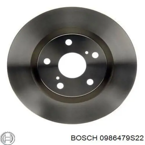 0986479S22 Bosch freno de disco delantero