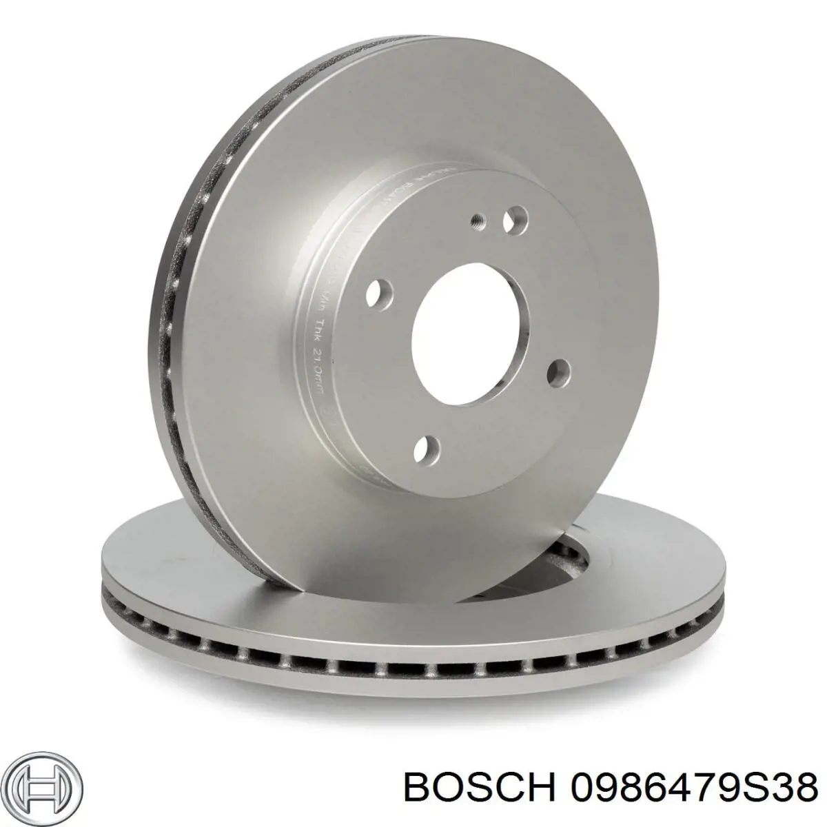 0986479S38 Bosch freno de disco delantero