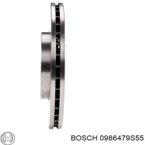 0986479S55 Bosch freno de disco delantero