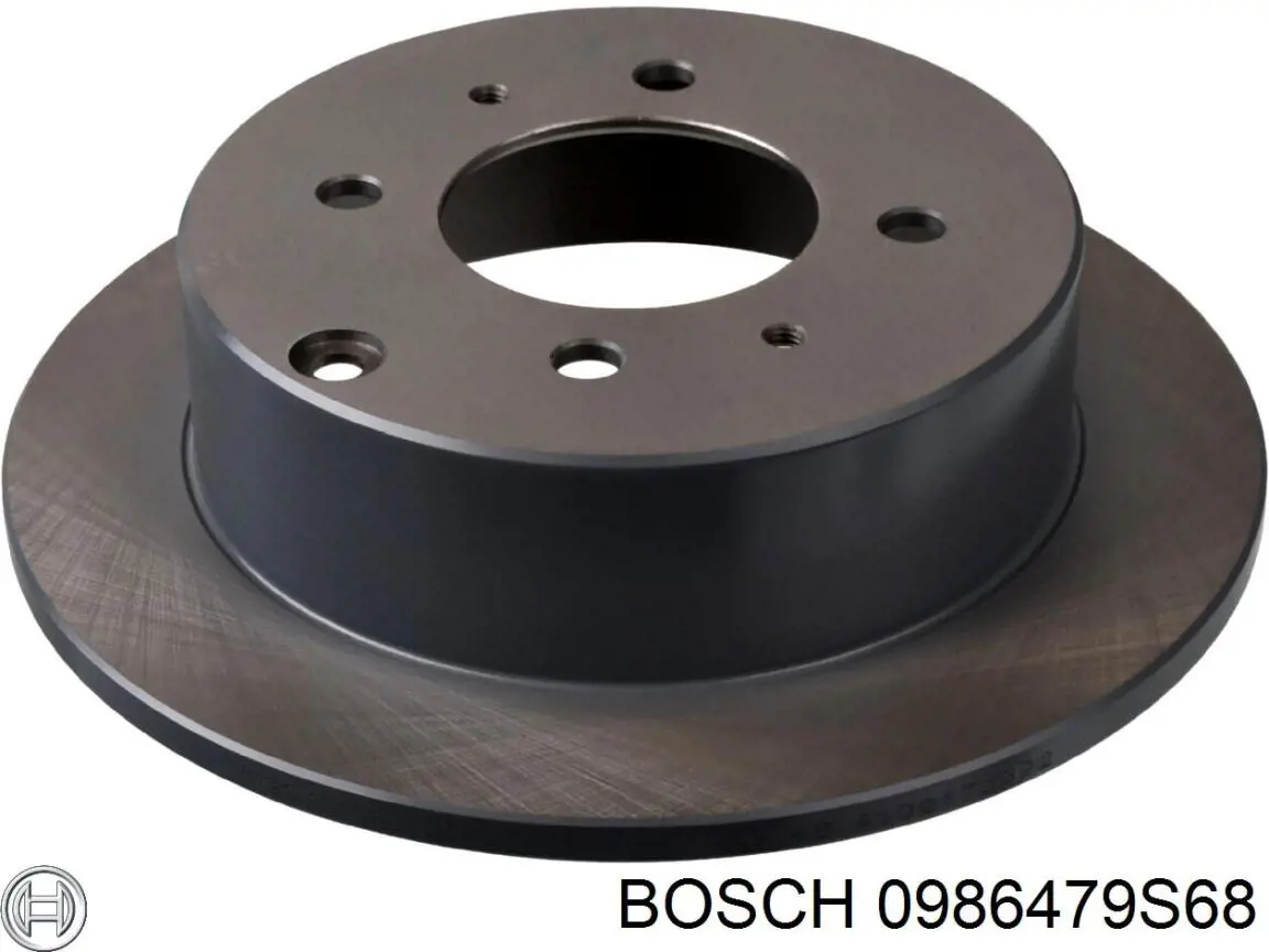 0986479S68 Bosch disco de freno trasero