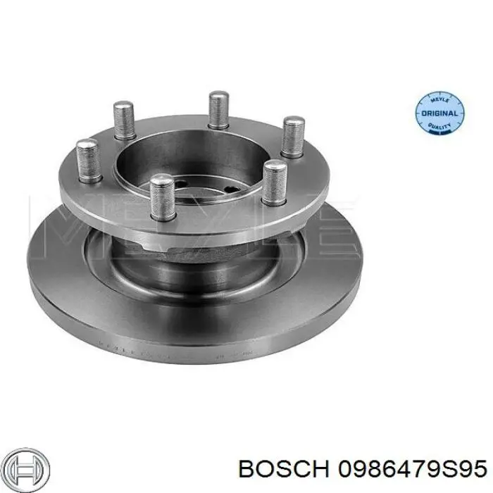 0986479S95 Bosch freno de disco delantero