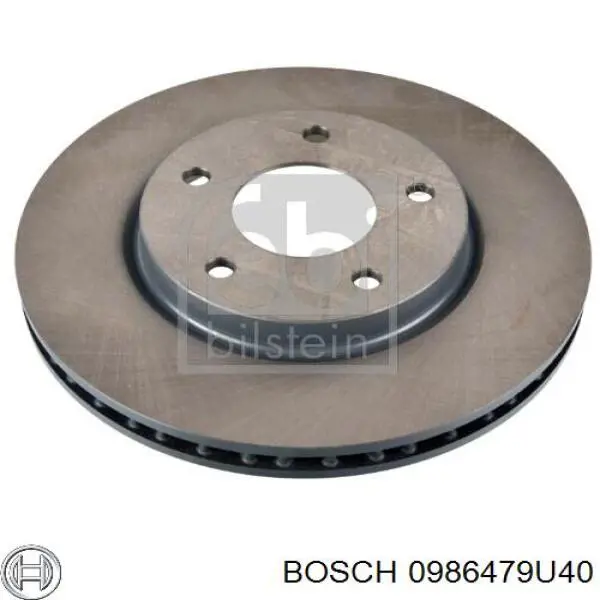 0 986 479 U40 Bosch freno de disco delantero