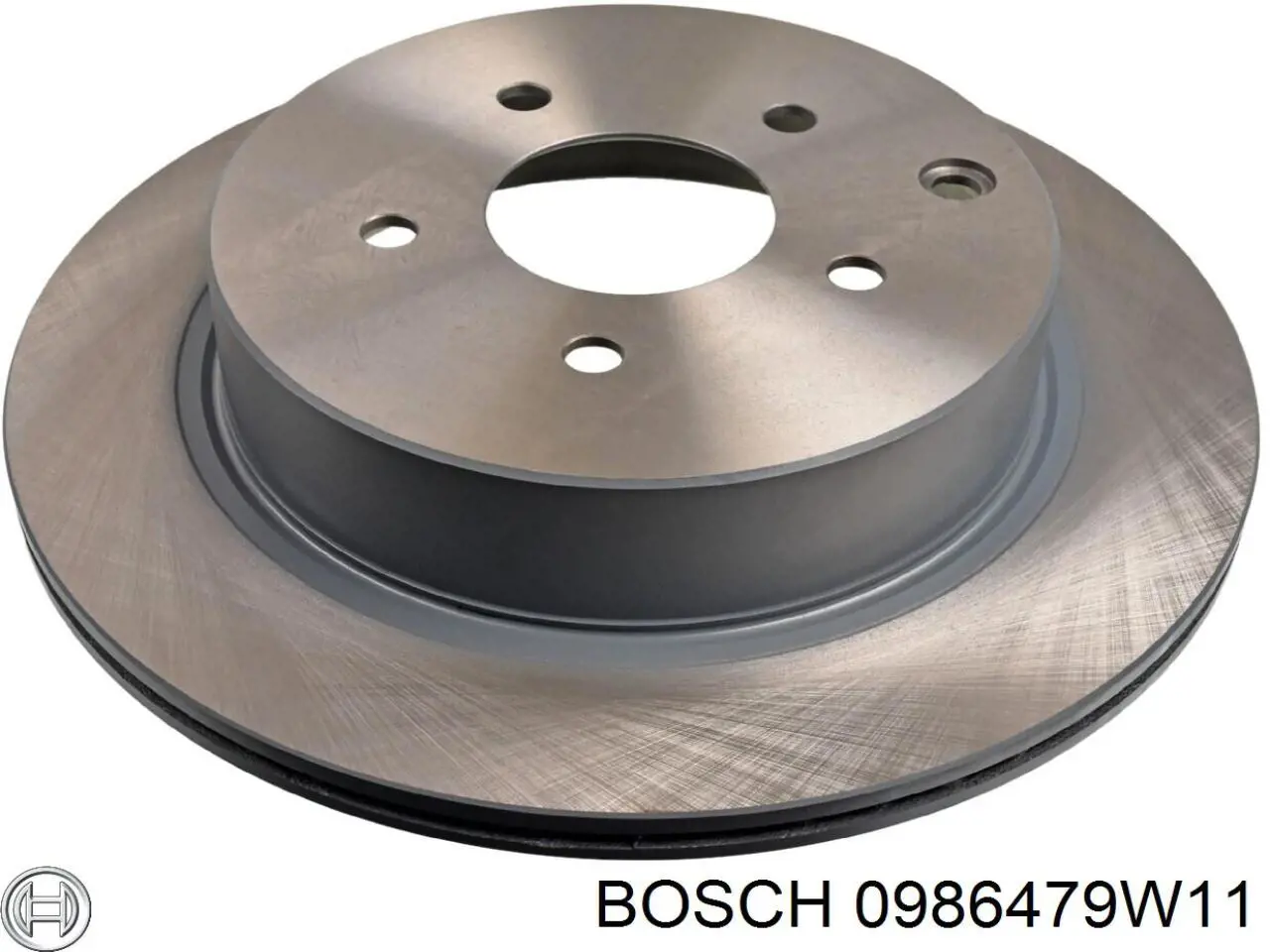 0986479W11 Bosch disco de freno trasero