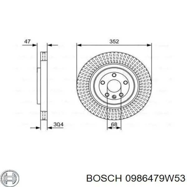  Freno de disco delantero para Ford Explorer U5