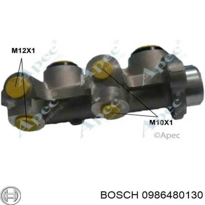 0986480130 Bosch cilindro principal de freno