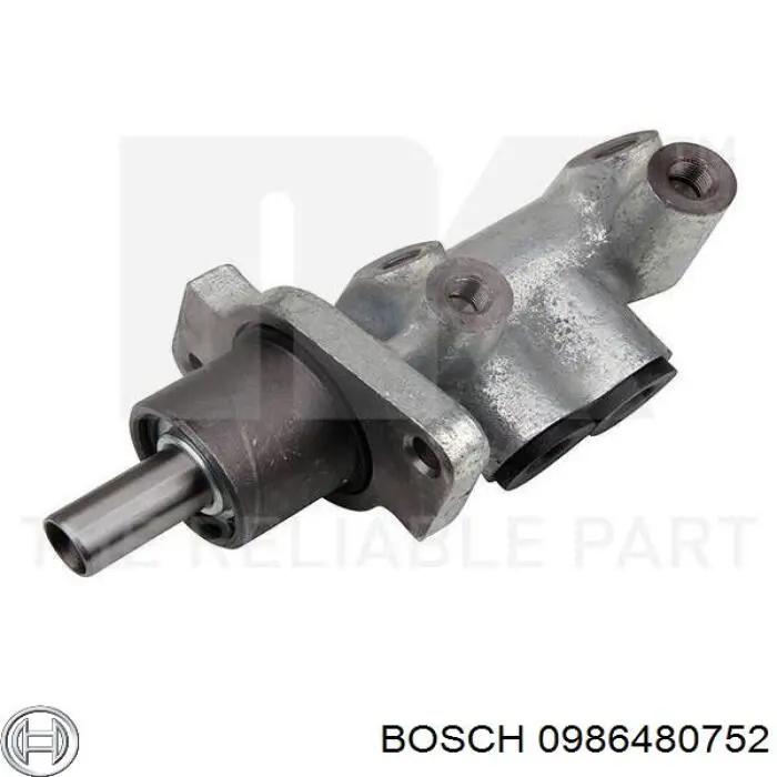 0986480752 Bosch cilindro principal de freno