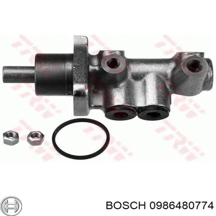 0986480774 Bosch cilindro principal de freno