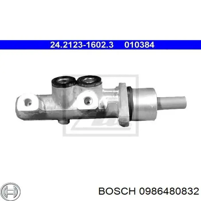 0986480832 Bosch cilindro principal de freno