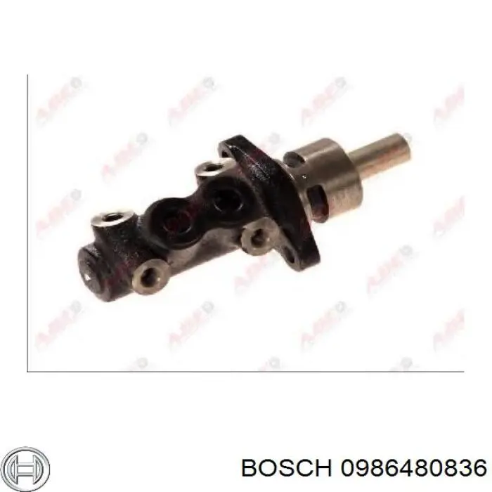 0986480836 Bosch cilindro principal de freno