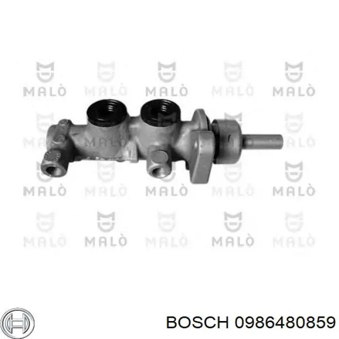 0986480859 Bosch cilindro principal de freno