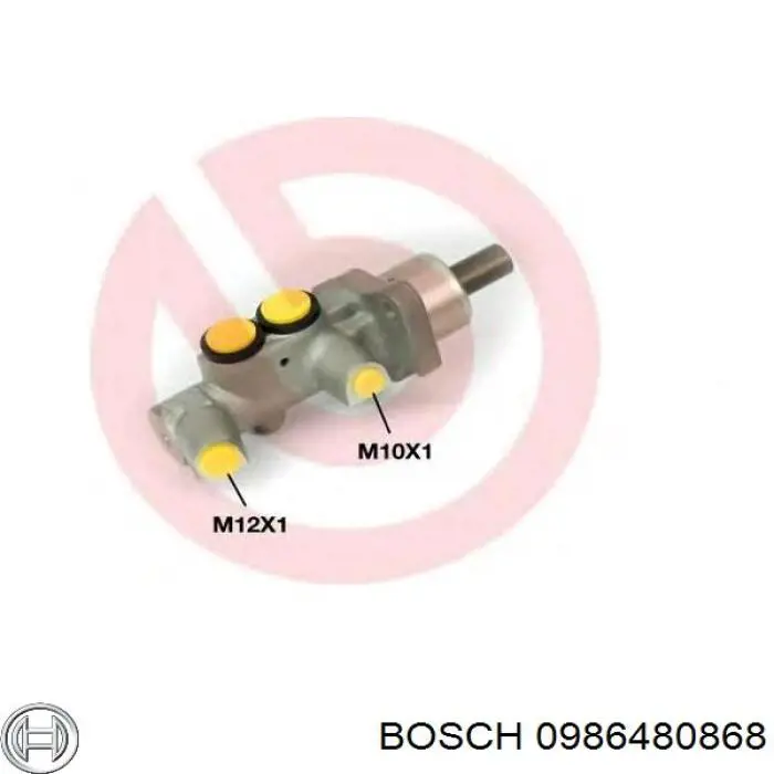 0 986 480 868 Bosch cilindro principal de freno