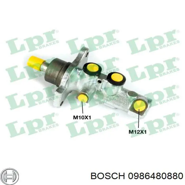 0986480880 Bosch cilindro principal de freno