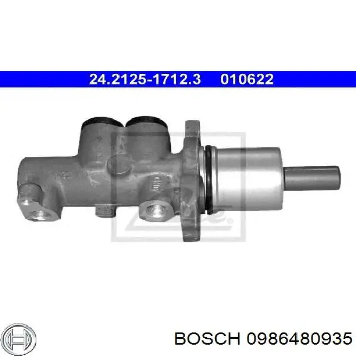 0986480935 Bosch cilindro principal de freno