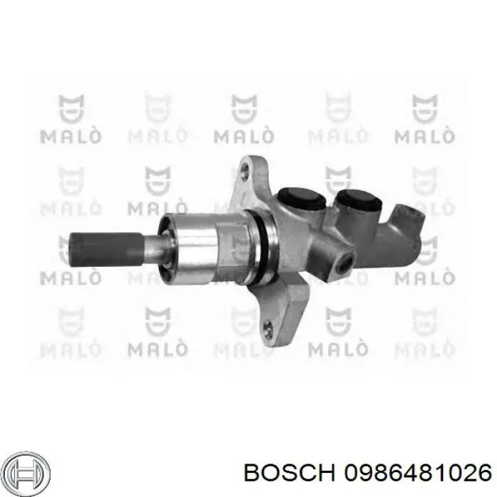 0986481026 Bosch cilindro principal de freno